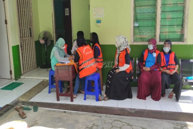 Deteksi Dini Kesehatan WBP Perempuan, Lapas Sampit & Puskesmas Ketapang I Gelar Skrining IVA