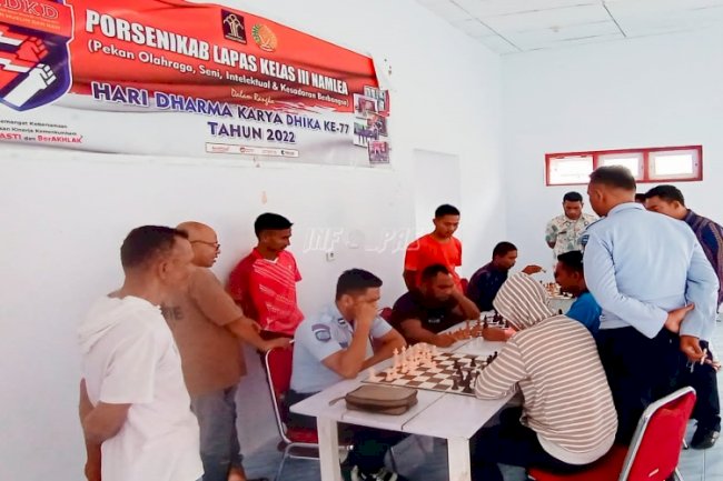 Sambut HDKD, WBP Antusias Ikuti Beragam Lomba