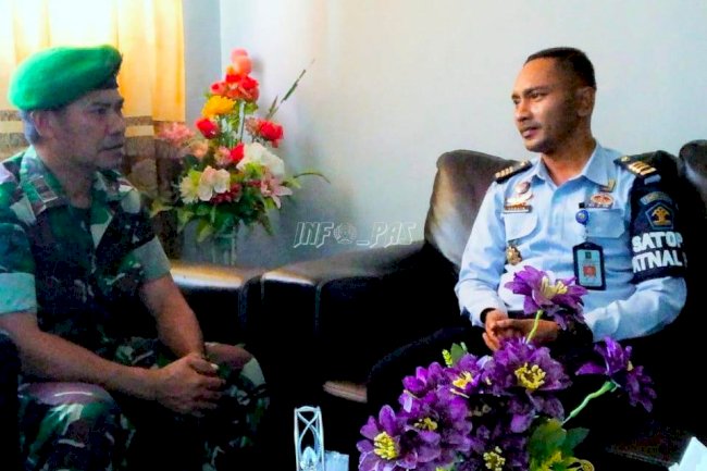 Perkuat Tusi Keamanan, Lapas Namlea dan Kompi A Yonif 731/Kabaresi Jalin Sinergi