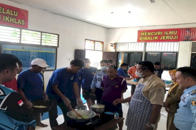 WBP LPN Bandar Lampung Belajar Memasak Aneka Olahan Makanan