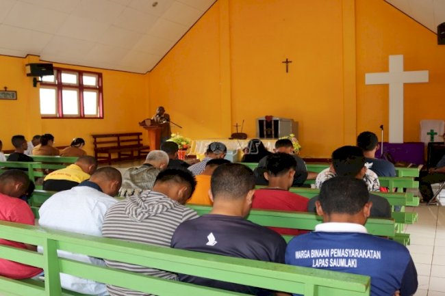 Gandeng Kemenag, Lapas Saumlaki Berikan Penyuluhan Bagi WBP Kristen