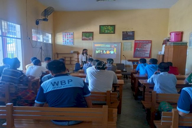 CASN Rutan Sinjai Sosialisasikan PHBS kepada WBP