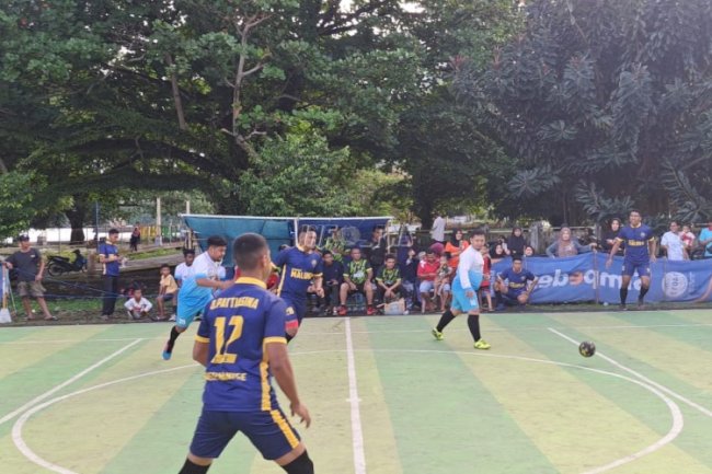 Lapas Bandanaira Ambil Bagian dalam Turnamen Futsal Piala Remas & Pemuda Cup 2022