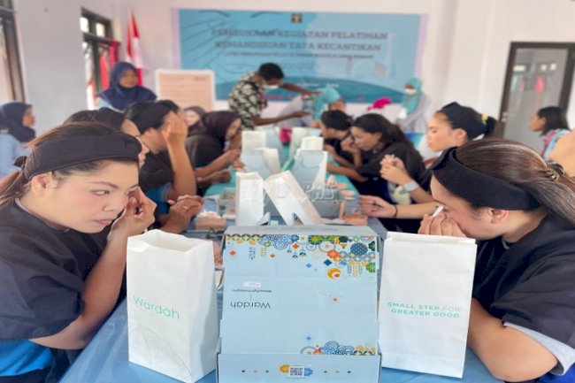 Gandeng Wardah Cosmetics, LPP Ambon Latih WBP Tata Kecantikan