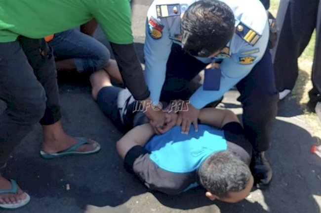 Petugas Lapas Pemuda Madiun Gagalkan Pelemparan Sabu ke Lapas