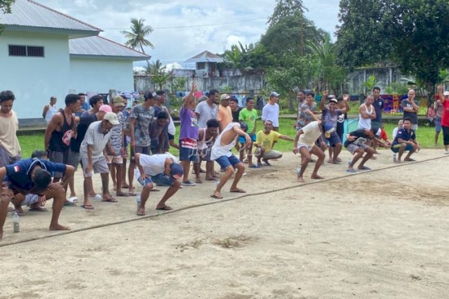 WBP Lapas Ambon Antusias Ikuti Sejumlah Lomba Tradisional