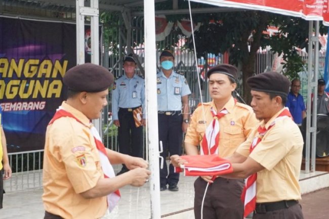 Begini Cara Narapidana & Anak Peringati Hari Pramuka Ke-61