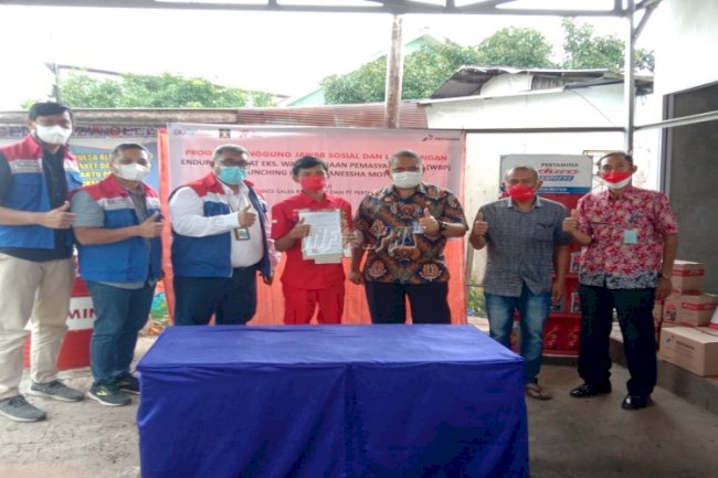 Bapas Balikpapan-PT Pertamina Lubricants Salurkan CSR kepada Klien Pemasyarakatan