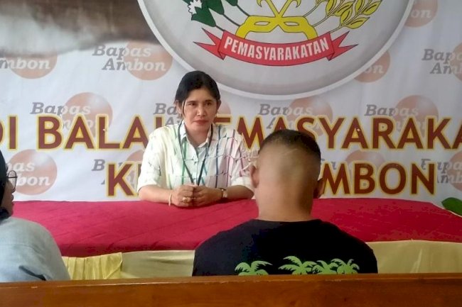 Dampingi Klien, APK Bapas Ambon Laksanakan Fungsi Controlling