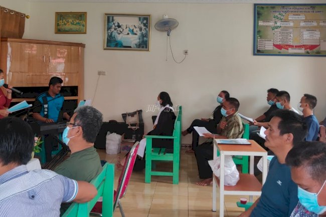 Bina Rohani WBP Protestan, Lapas Sampit Gandeng GKE Sampit