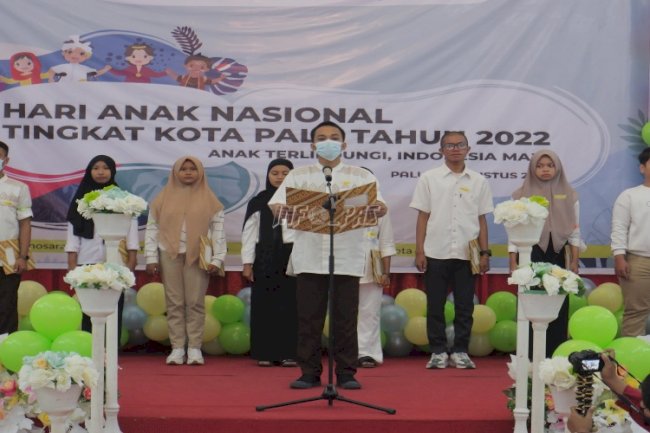 Anak LPKA Palu Sukseskan Peringatan Hari Anak Tingkat Kota Palu