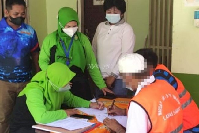 Deteksi HIV, 20 WBP Lapas Sampit Diskrining