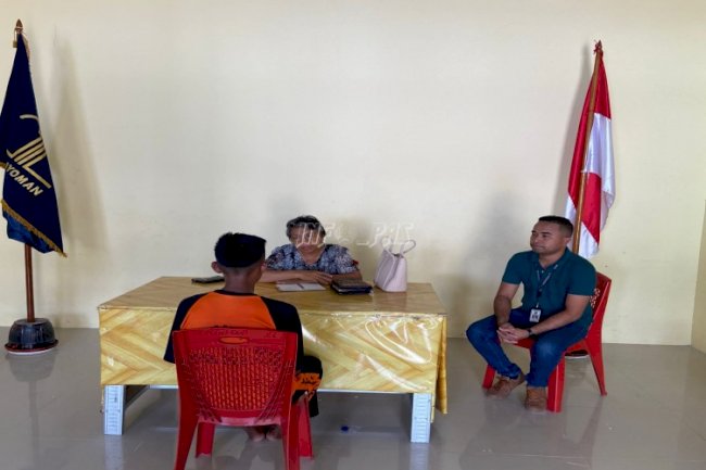 PK Bapas Ambon Dampingi & Awasi Pembinaan Klien Anak