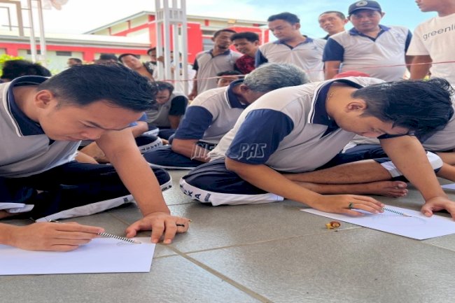 Lapas Narkotika Pamekasan Gelar Workshop Seni Lukis & Kriya bagi WBP