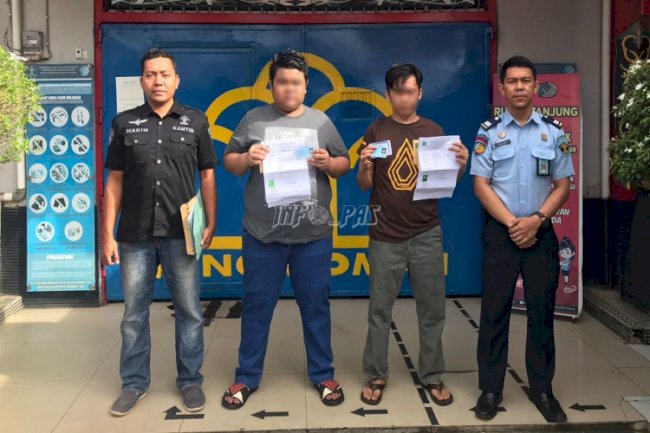 WBP Bebas, Rutan Tanjung Serahkan KTP-el dan Kartu Vaksin