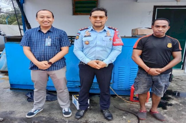 Kerja Sama Berjalan Baik, Rutan Masohi Terima Genset dari BRI Cabang Masohi