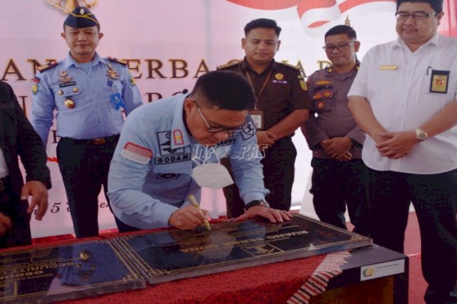 Diresmikan Kakanwil Kepri, Rutan Batam Kini Miliki Ruang Serba Guna dan Security Control Room