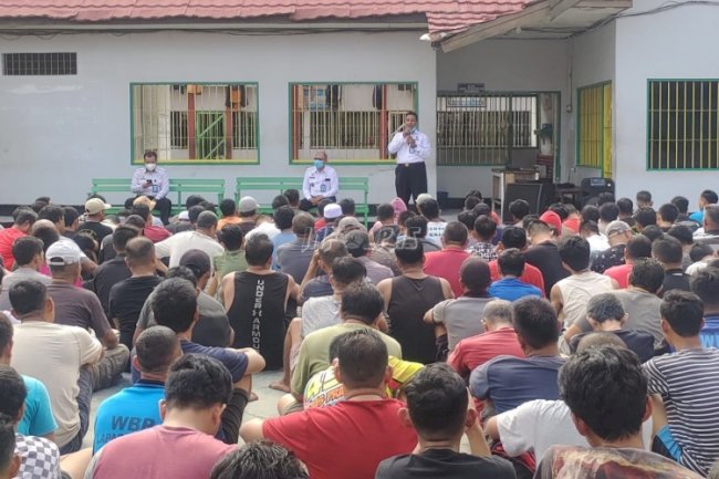 WBP Terus Disosialisasikan tentang UU RI No. 22 Tahun 2022