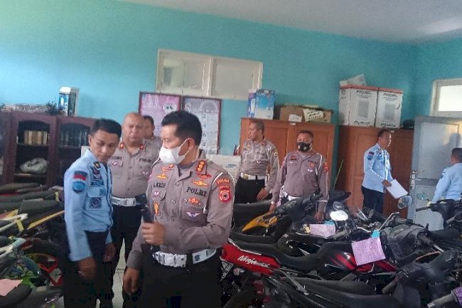 Koordinasi, Rupbasan Ambon Disambangi Ditlantas Polda Maluku