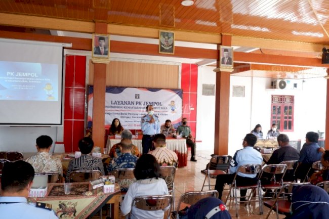 PK Jempol Bapas Klaten Hadir di Kecamatan Bulu Sukoharjo