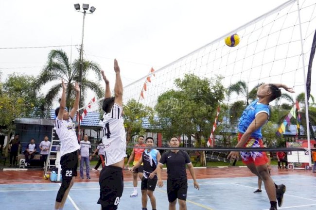 Lapas Narkotika Karang Intan Fasilitasi Seleksi Atlet Voli PBVP Kalsel