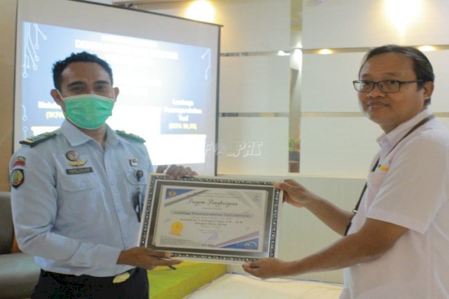 Lapas Tual Raih Penghargaan Pengelolaan Anggaran Terbaik III dari KPPN Tual