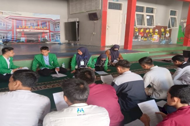 Anak LPKA Palu Belajar Ilmu Fiqih Bersama Mahasiswa UIN Datokarama