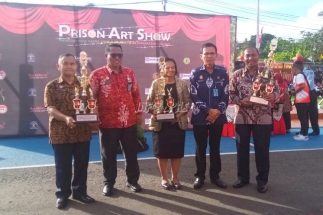 Prison Art Show Maluku 2022 Ditutup, Sejumlah UPT Raih Penghargaan