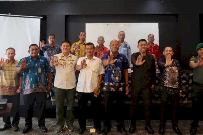 Bersama APH, Lapas Palangka Raya Dukung P4GN