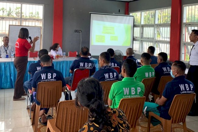 WBP Lapas Wonreli Ikuti Sosialisasi Pertolongan Pertama Gawat Darurat