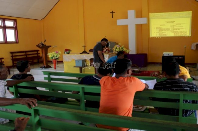 BPG Lapas Saumlaki Bahas Pengembangan Pelayanan Kerohanian WBP 