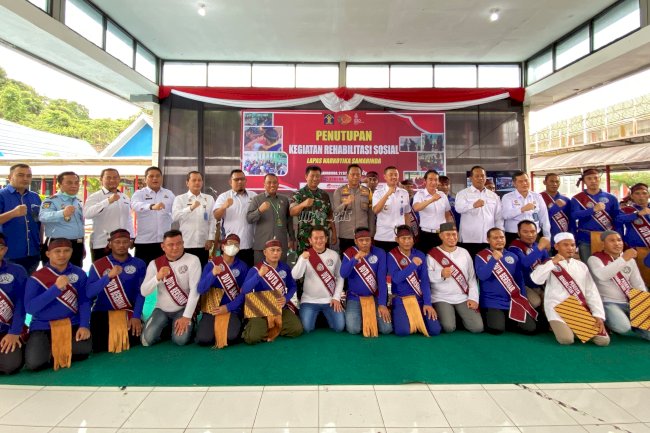 Penutupan Rehabilitasi Sosial di Lapas Narkotika Samarinda, Penampilan WBP Pukau Tamu Undangan 