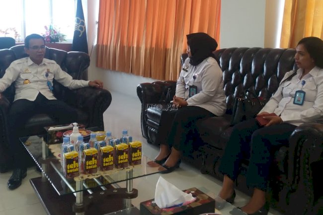  Plt. Kabapas Ambon Laporkan Rencana Kegiatan Correctional Client Mental Physical Guidance kepada Kakanwil Maluku