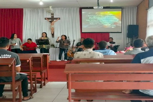 Lapas Palangka Raya Kembali Gelar Pendalaman Alkitab bagi WBP