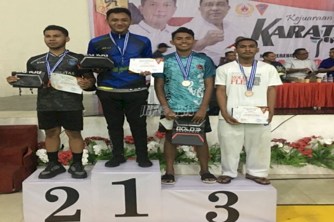 Petugas Lapas Wahai Raih Medali Perak Kejuaraan Karate Wali Kota Cup Kota Ambon Tahun 2022