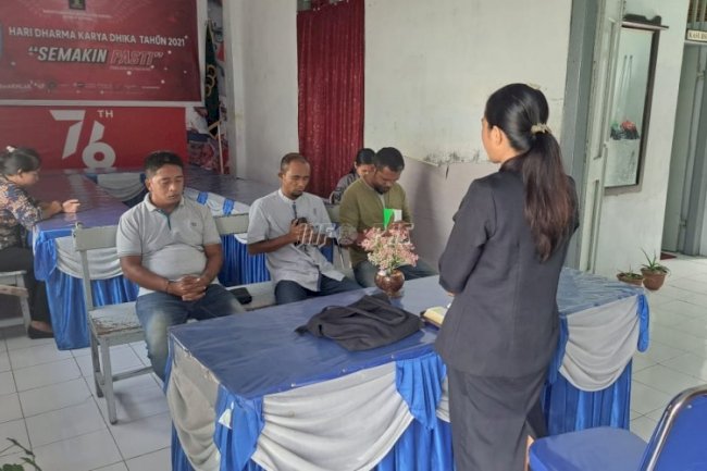 Tingkatkan Kualitas Spiritual, WBP Nasrani Lapas Bandanaira Dapat Siraman Rohani