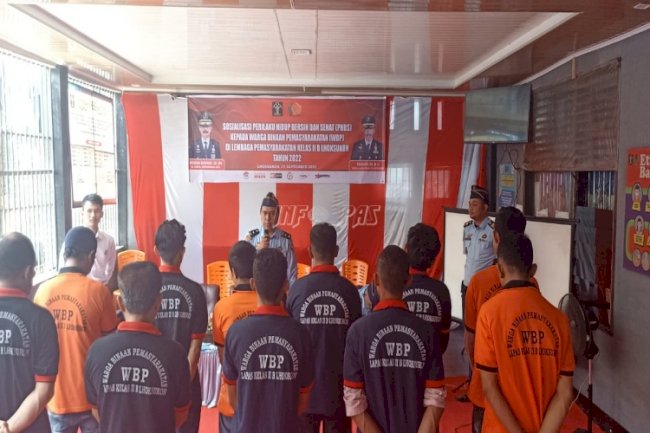 WBP Lapas Lhoksukon Disosialisasikan PHBS