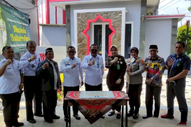 Kakanwil Kemenkumham Lampung Resmikan Musala Baiturrohim Lapas Metro