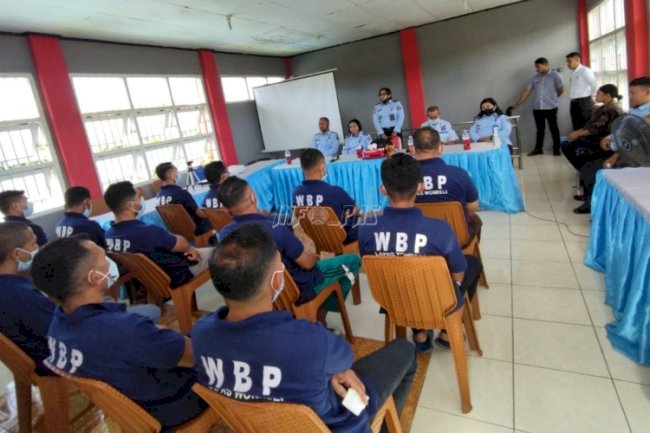 Terima Kunjungan Bapas Saumlaki, WBP Lapas Wonreli Terima Sosialisasi Tusi Bapas