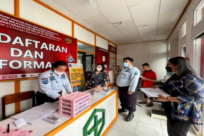 Subbidang Pemajuan HAM Kanwil Kalteng Tinjau Sarpras P2HAM Lapas Palangka Raya