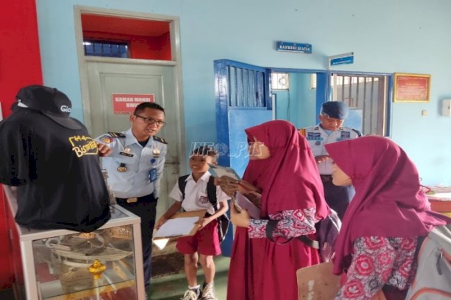 Pelajari Profesi Pemasyarakatan, Siswa SD 5 Pataruman Datangi Lapas Banjar
