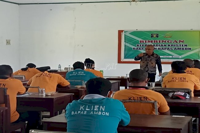 Kegiatan Bimbingan Kepribadian Klien Bapas Ambon Diakhiri dengan Ceramah Agama