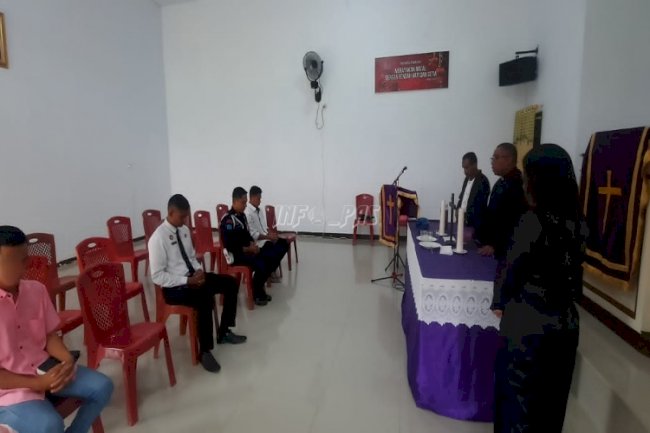 LPKA Ambon Fasilitasi Petugas & Anak Ikuti Perjamuan Oikumene