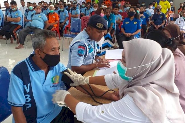 Lapas Piru Gandeng Dinkes SBB Skrining PTM Petugas dan WBP