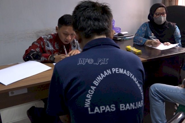 Tim Peneliti Ditjenpas Puji Layanan Kesehatan & Rehabilitasi di Lapas Banjar