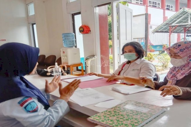 Lapas Palangka Raya Sambut Perwakilan Puskesmas Bukit Hindu, Ini Bahasannya