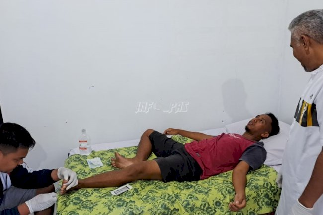 WBP Terluka, Petugas Medis Rutan Masohi Sigap Berikan Tindakan