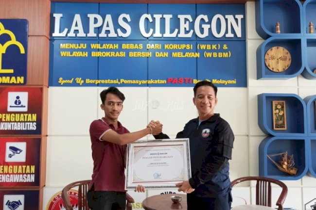 Terapkan KIP, Lapas Cilegon Raih Penghargaan dari Indosatunews.com