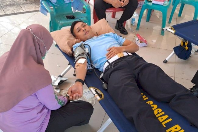 Lapas Rutan Turut Peringati HUT KE-77 TNI