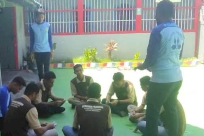 Bentuk Mental Disiplin, WBP Lapas Wonreli Ikuti Pramuka